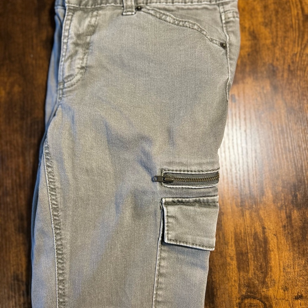 Army Green Cargo Skinny Pants - Picture 6 of 6